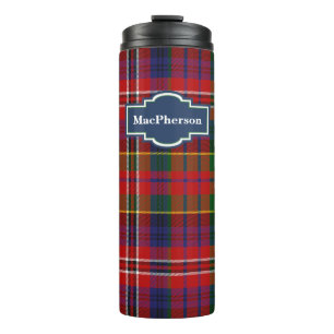 Clan MacPherson Plaid Custom Thermal Tumbler
