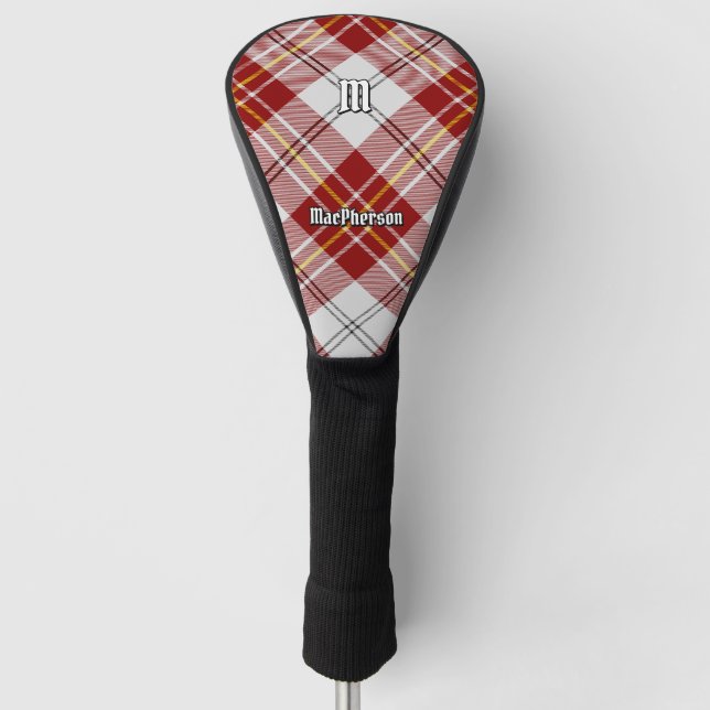 Clan MacPherson Red Dress Tartan Golf Head Cover (Front)