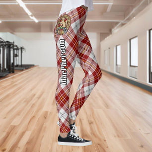 Clan MacPherson Red Dress Tartan Leggings