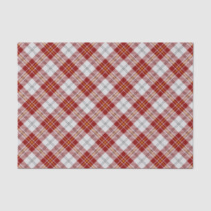 Clan MacPherson Red Dress Tartan Tissue Paper