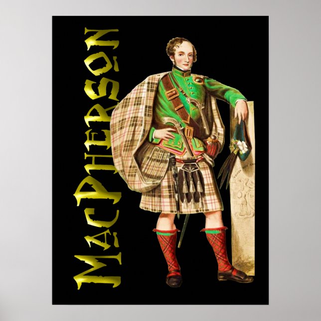 Clan MacPherson Scottish Highland Dream Poster (Front)