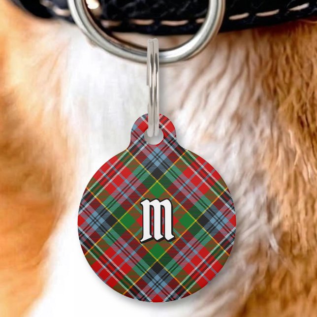 Clan MacPherson Tartan Pet ID Tag (Creator Uploaded)