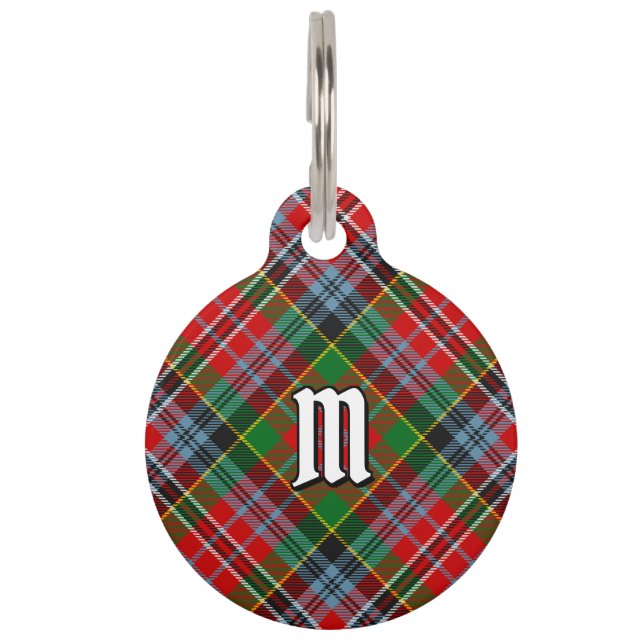 Clan MacPherson Tartan Pet ID Tag (Front)