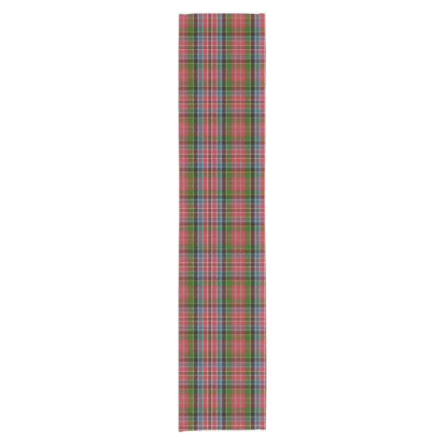 Clan MacPherson Tartan Short Table Runner (Front)