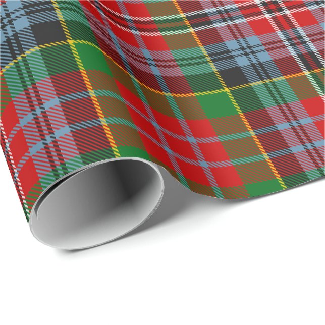 Clan MacPherson Tartan Wrapping Paper (Roll Corner)
