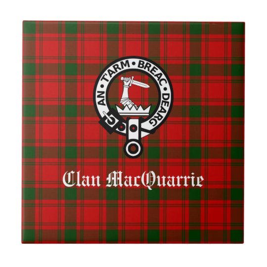 McQuarrie Tartan Crest Wall Hanging Banner
