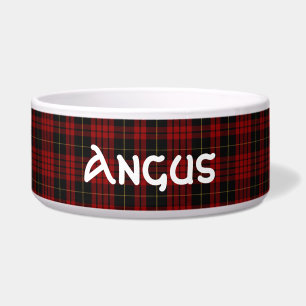 Clan MacQueen Custom Tartan Plaid Pet Bowl