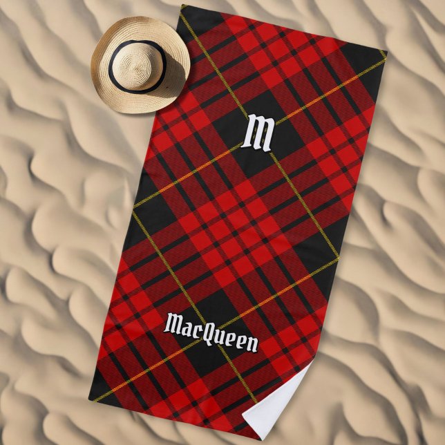 Clan MacQueen Tartan Beach Towel (Creator Uploaded)