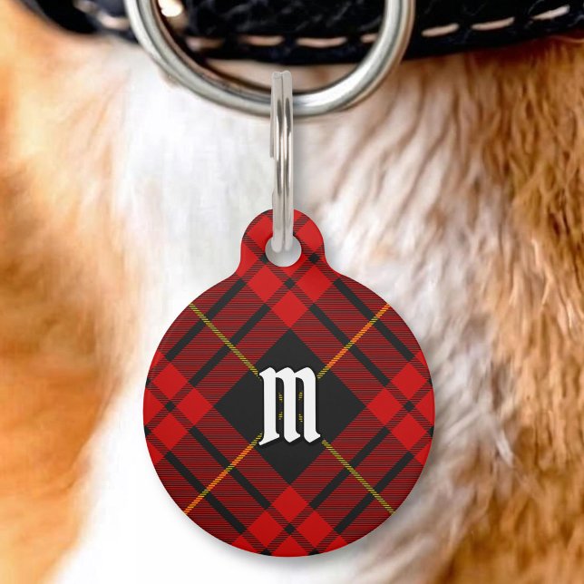 Clan MacQueen Tartan Pet Tag (Creator Uploaded)