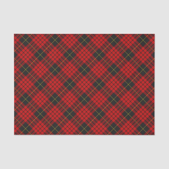 Clan MacQueen Tartan Tissue Paper (Front)