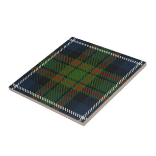Clan MacRae Scottish Expressions Tartan Tile