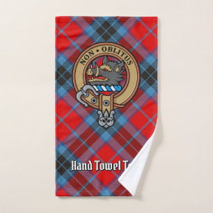 Clan MacTavish Crest over Tartan Bath Towel Set