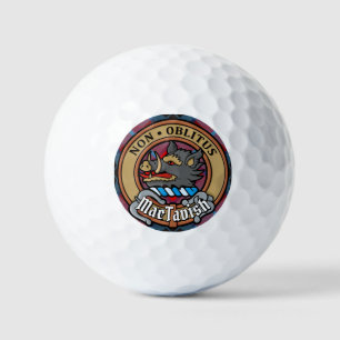Clan MacTavish Crest over Tartan Golf Balls