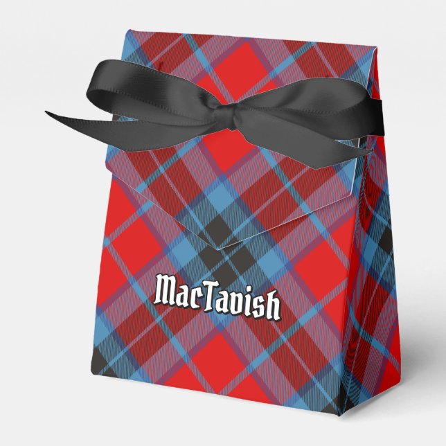 Clan MacTavish Tartan Favour Box (Front Side)