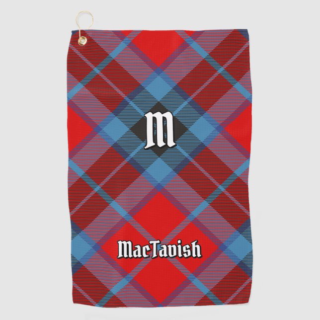 Clan MacTavish Tartan Golf Towel (Front)