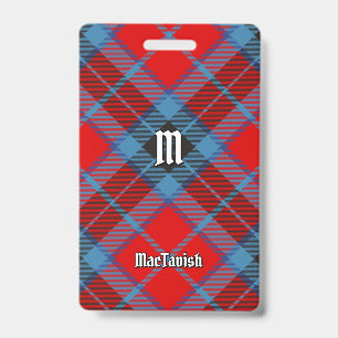 Clan MacTavish Tartan ID Badge