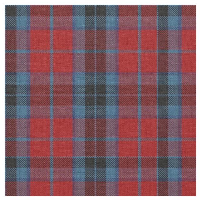 Clan MacTavish Tartan Pattern Fabric (Close Up)