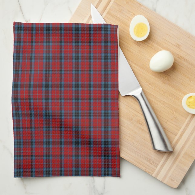 Clan MacTavish Tartan   Tea Towel (Quarter Fold)