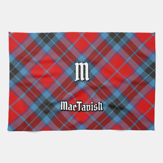 Clan MacTavish Tartan Tea Towel (Horizontal)