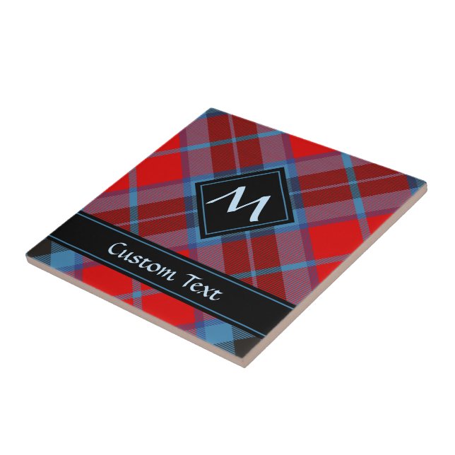 Clan MacTavish Tartan Tile (Side)