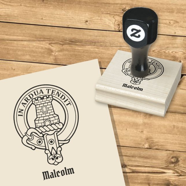 Clan Malcolm Crest Rubber Stamp (Creator Uploaded)