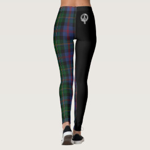 Clan Malcolm Crest & Tartan Leggings