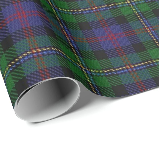 Clan Malcolm Scottish Tartan Wrapping Paper (Roll Corner)