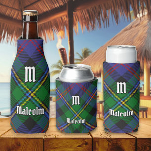 Clan Malcolm Tartan Bottle Cooler