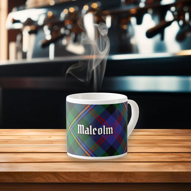 Clan Malcolm Tartan Espresso Cup (Creator Uploaded)