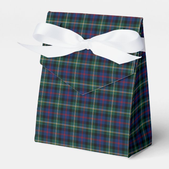 Clan Malcolm Tartan Favour Box (Front Side)