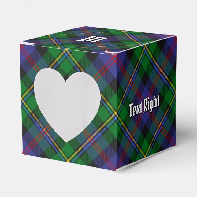 Clan Malcolm Tartan Favour Box (Front Side)