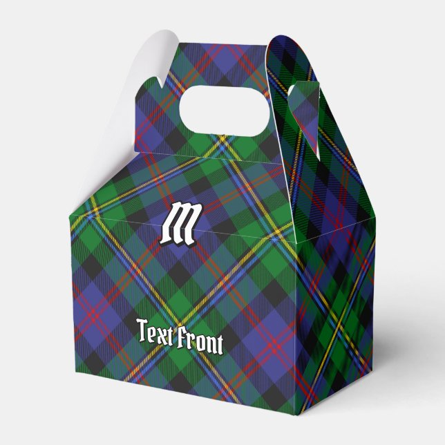 Clan Malcolm Tartan Favour Box (Front Side)