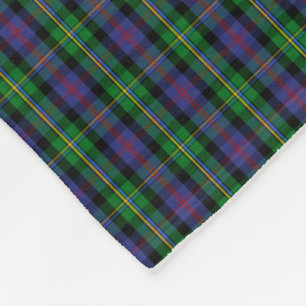 Clan Malcolm Tartan Fleece Blanket