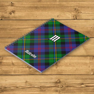 Clan Malcolm Tartan Notebook
