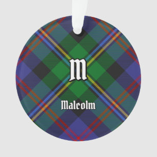Clan Malcolm Tartan Ornament