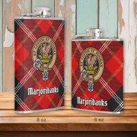 Clan Marjoribanks Crest over Tartan