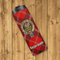 Clan Marjoribanks Crest over Tartan