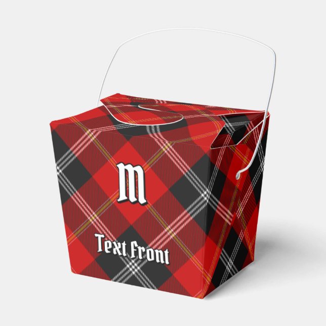 Clan Marjoribanks Tartan Favour Box (Front Side)