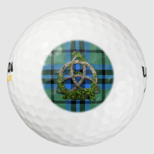Clan Marshall Tartan Celtic Trinity Golf Balls