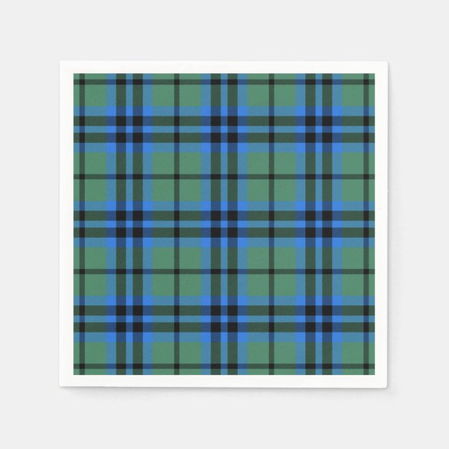 Clan Marshall Tartan Napkin (Front)