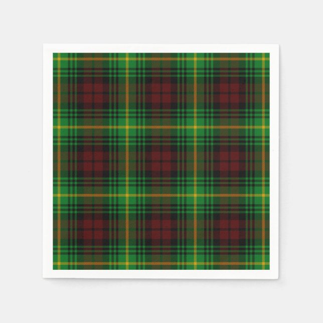 Clan Martin Tartan Napkin (Front)