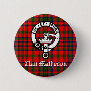 Clan Matheson Crest Badge and Tartan 