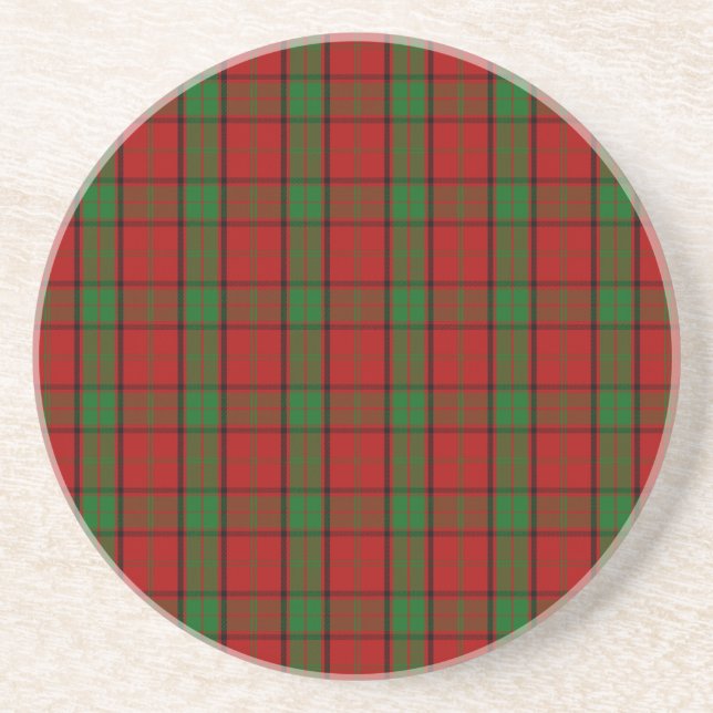 Clan Maxwell Tartan Coaster (Front)