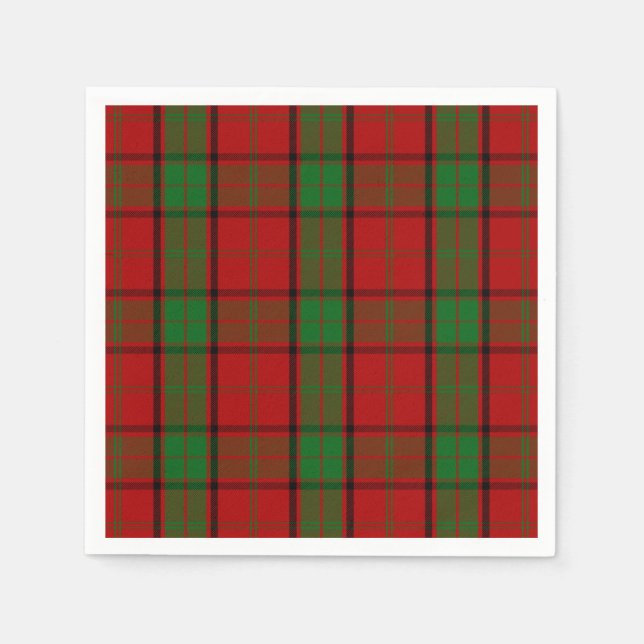 Clan Maxwell Tartan Napkin (Front)