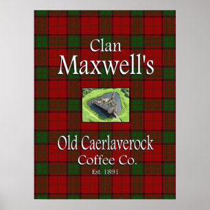 Clan Maxwell's Old Caerlaverock Coffee Co. Poster