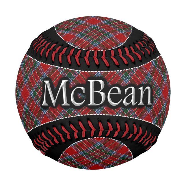 Clan McBean MacBean Scottish Dream Tartan Baseball (Front)