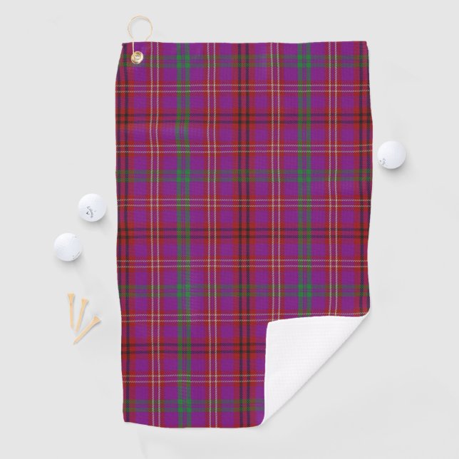 Clan McCall - Caithness Scottish Tartan Golf Towel (InSitu)
