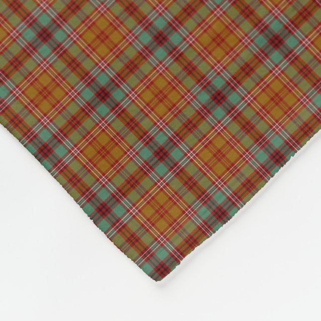 Clan McCall Tartan Fleece Blanket (Corner)
