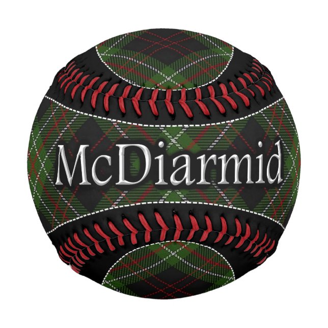 Clan McDiarmid MacDiarmid Scottish Dream Tartan Baseball (Front)