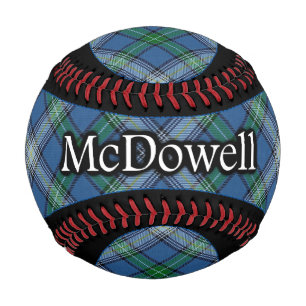 Clan McDowell MacDowall Scottish Tartan Baseball